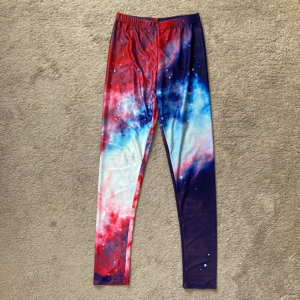 galaxy space leggings size XS/S